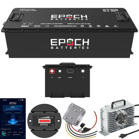 48V 160Ah Lithium Battery Epoch Complete Kit (LiFePO4)