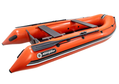 inflatable motor boat with keel lk330 navigator