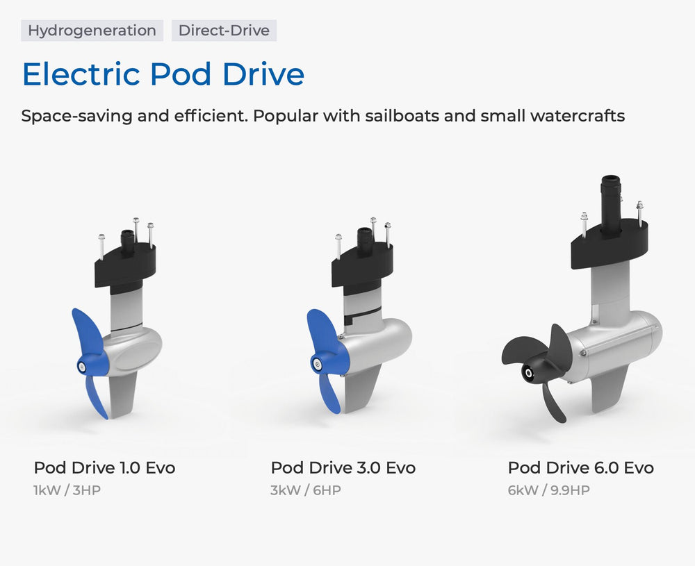 Epropulsion Electric Pod Drive 3.0 Evo 3kW / 6HP